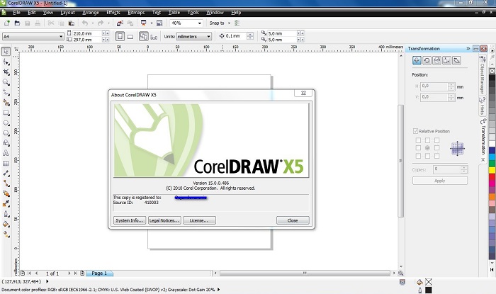 Download crack corel draw x7